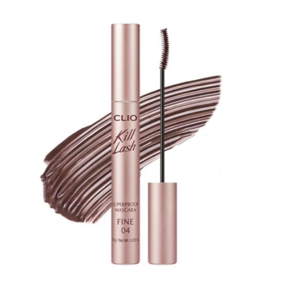 CLIO Удлиняющая тушь для ресниц Kill Lash Superproof Fine 004 Rosy Greige, Корейская 04 Rosy Greige gray
