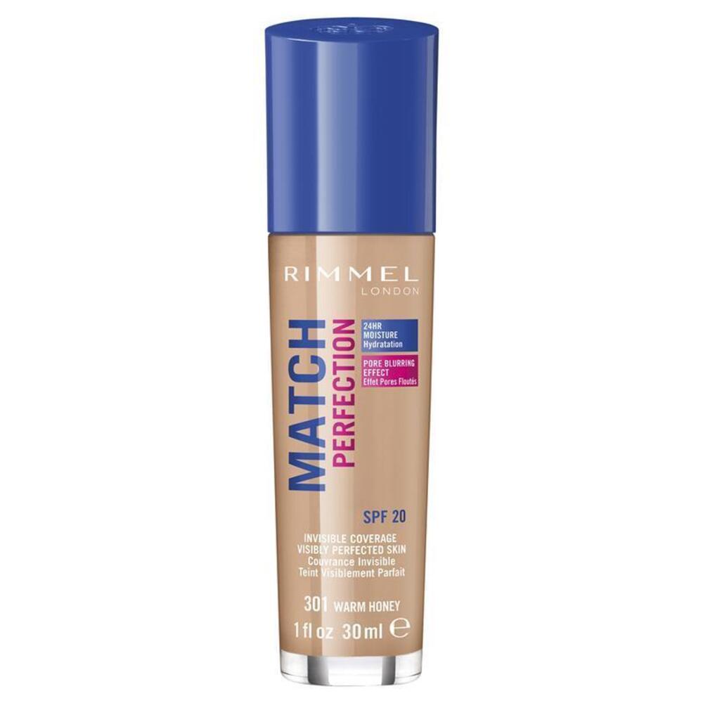 Тональный крем Rimmel Match Perfection Теплый мед blue BeautyGlam