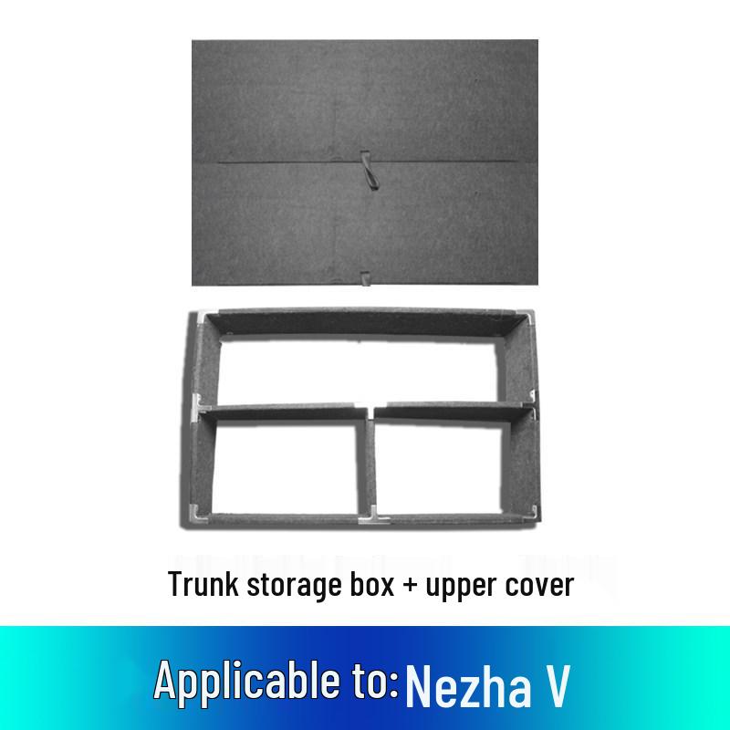 Органайзер для багажника Nezha V: Скрытый задний ящик, Преобразование в кровать, Для кемпинга Standard gray GearUp AutoMoto