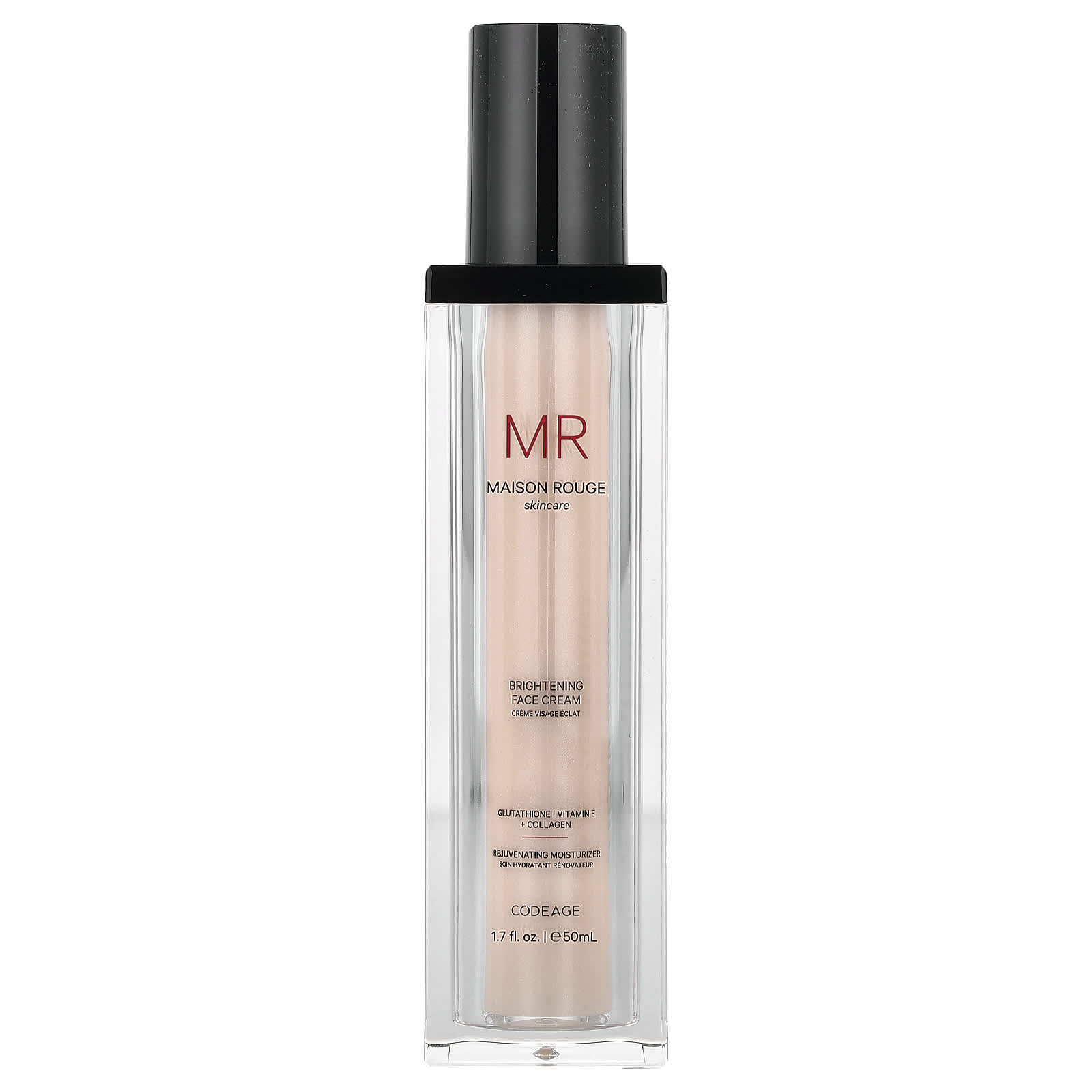 Codeage, Maison Rouge Skincare, Осветляющий крем для лица, 50 мл (1,7 жидких унций) beige