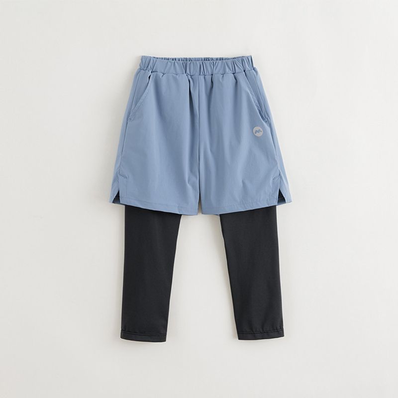 [Quick-Drying] Mark Jenny Boys  Fashionable Two-In-One Sports Pants Children s Pants Spring New Style 250037 Sky Blue 150 gray TAOMall
