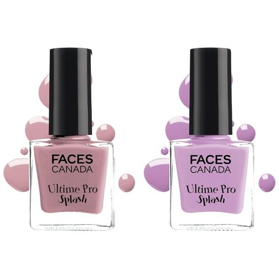 FACESCANADA Faces Splash глянцевый лак для ногтей, Floral Dream 56, 8 мл и Faces Splash глянцевый лак для ногтей, Viola 41, 8 мл black Balaji Impex