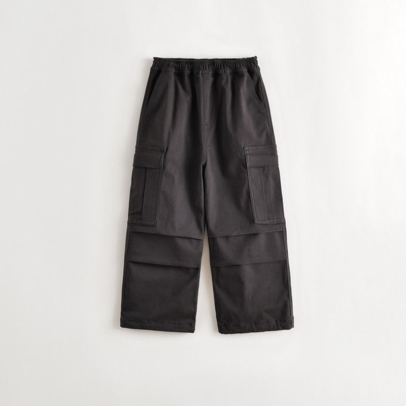 Mark Jenny Boys  and Girls  Structured and Stylish Workwear Parachute Pants Children s Trousers 2026 Spring New Model 551265 Lime 120 black TAOMall