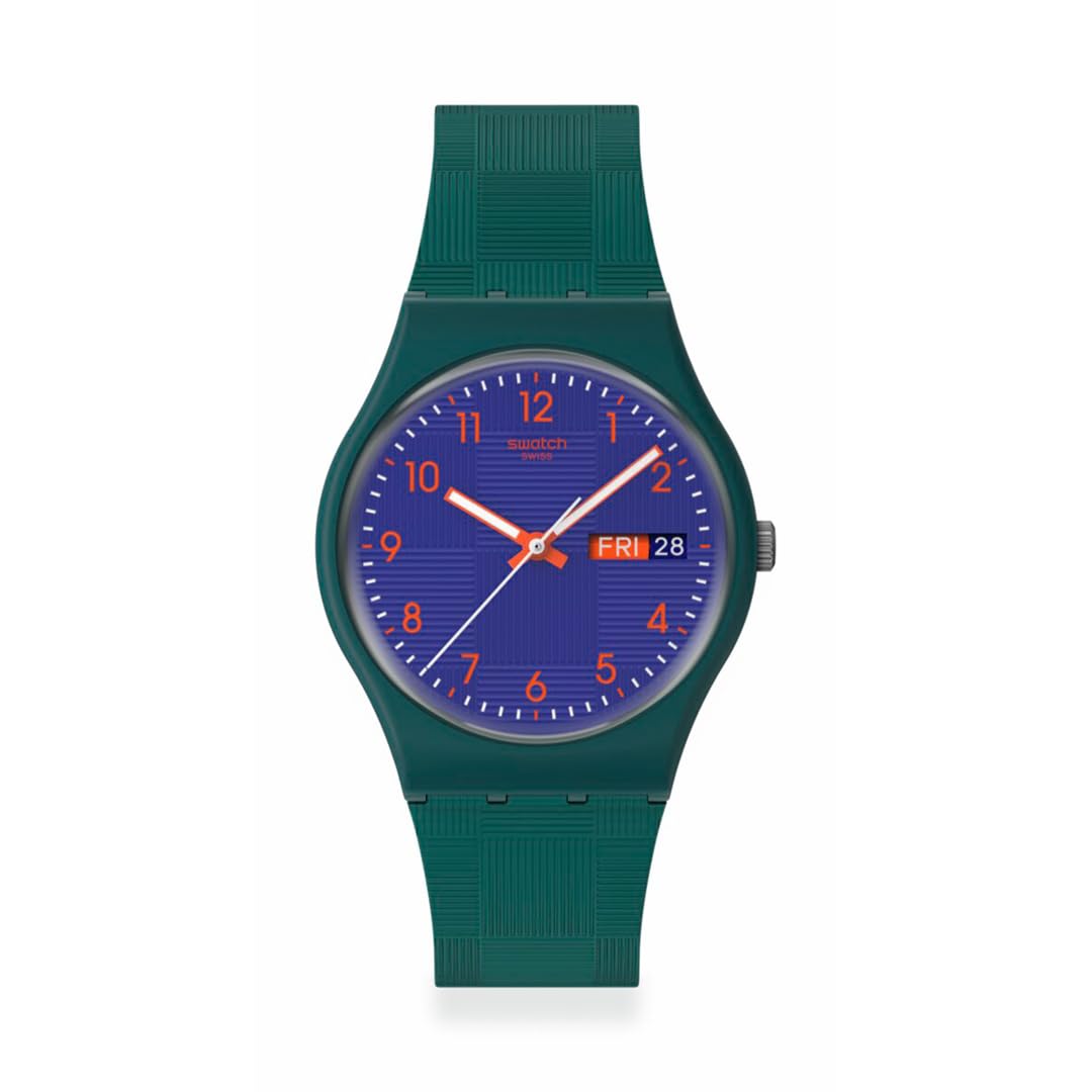 Наручные часы Swatch GENT BIOSOURCED PATTERN FORMATION, SO28N706, Унисекс, Зеленый blue RURI Japan product