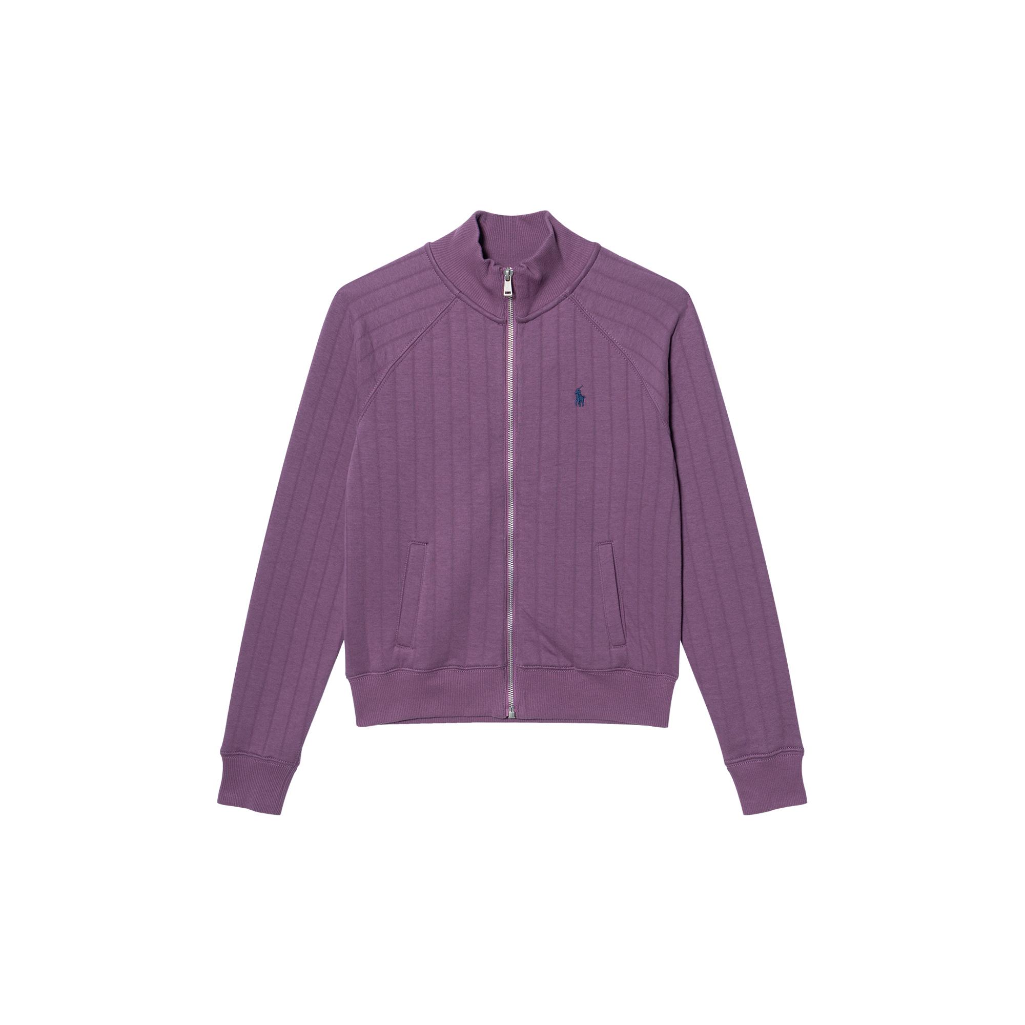 Polo Ralph Lauren Хлопковая куртка Однотонная Стеганая Вышивка Пони Молния Детские куртки Фиолетовый 313952089-003 XL gray