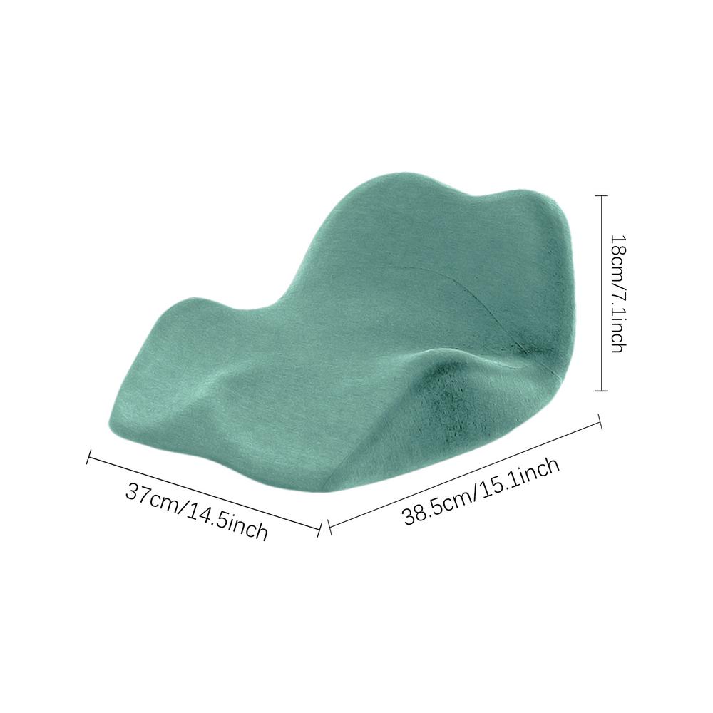 Slow Rebound Car Seat Cushion Lumbar Support Ergonomic Driving Seat Cushion Memory Foam Car Seat Pad Auto Supplies Other&Four Seasons оливковое зеленый SmoothWalk Wear