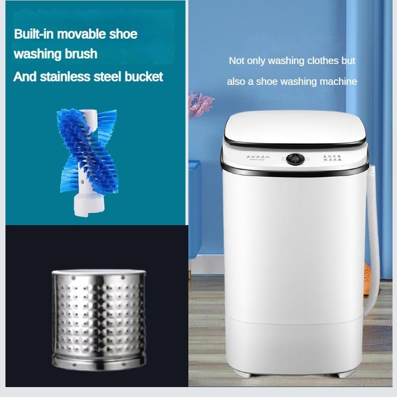 Household Large Capacity Electric Washer Semi Automatic Small Shoe Washing Machine Baby Clothes Washing Device белый Crown Global