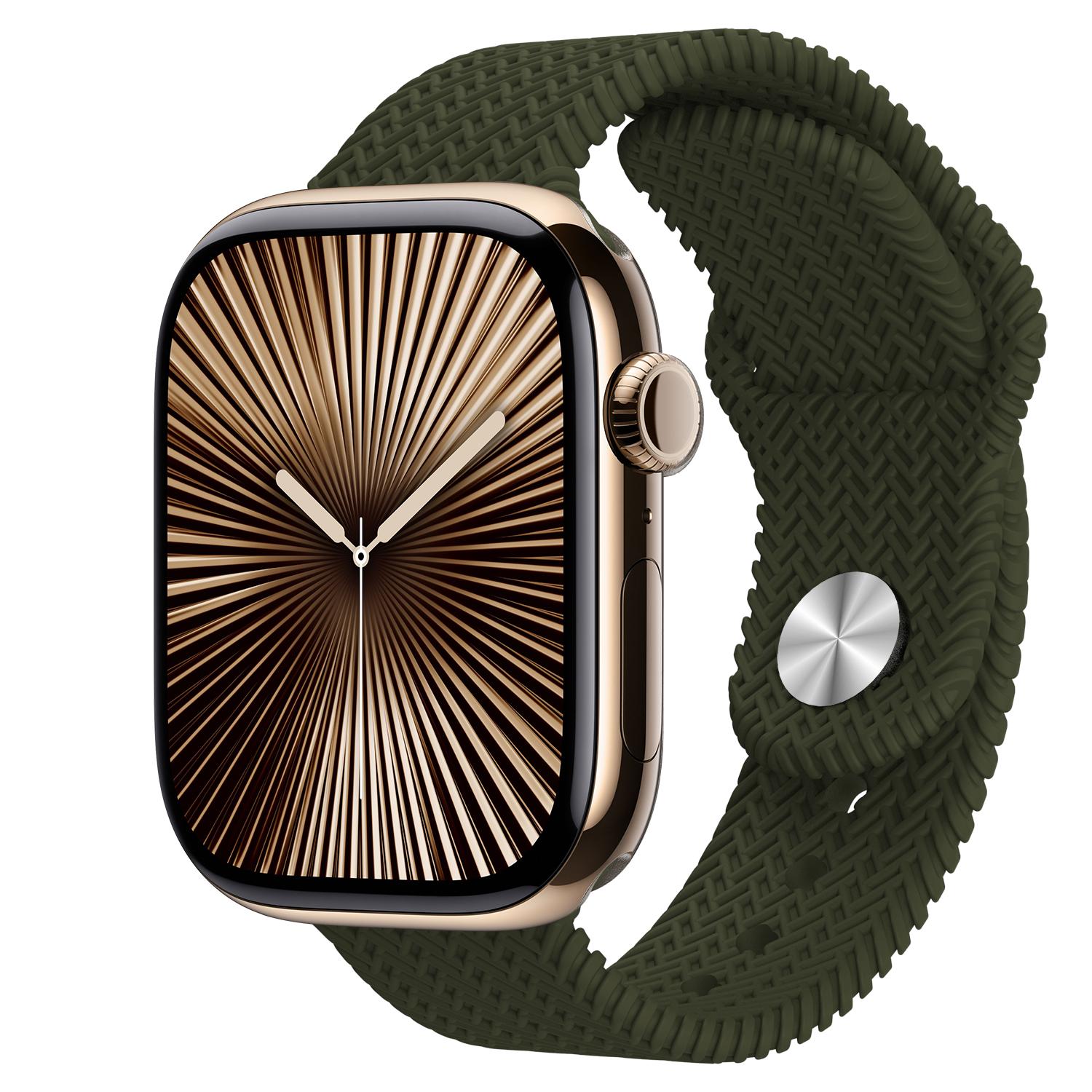2024 HK10 Pro Max Smart Watch Series 10 для мужчин AMOLED Video Music 3D Menu Fitness Tracker Women Series Smartwatch для IOS Android beige Wula Mall