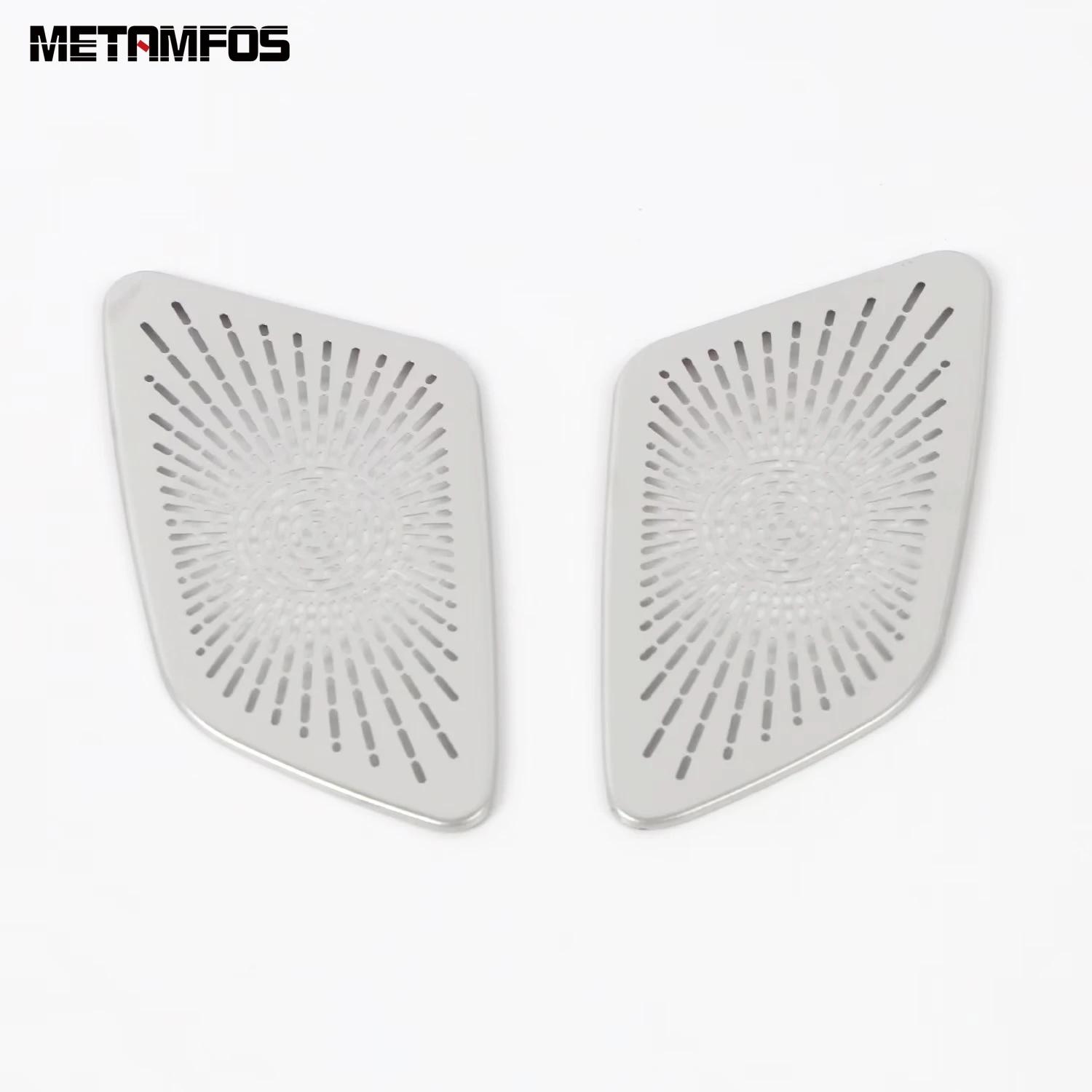 Accessories For Honda CR-V CRV  2024 2025 Stainless Front A Pillar Loudspeaker Audio Speaker Cover Trim Sticker Car Styling Stainless Steel gray Shg info