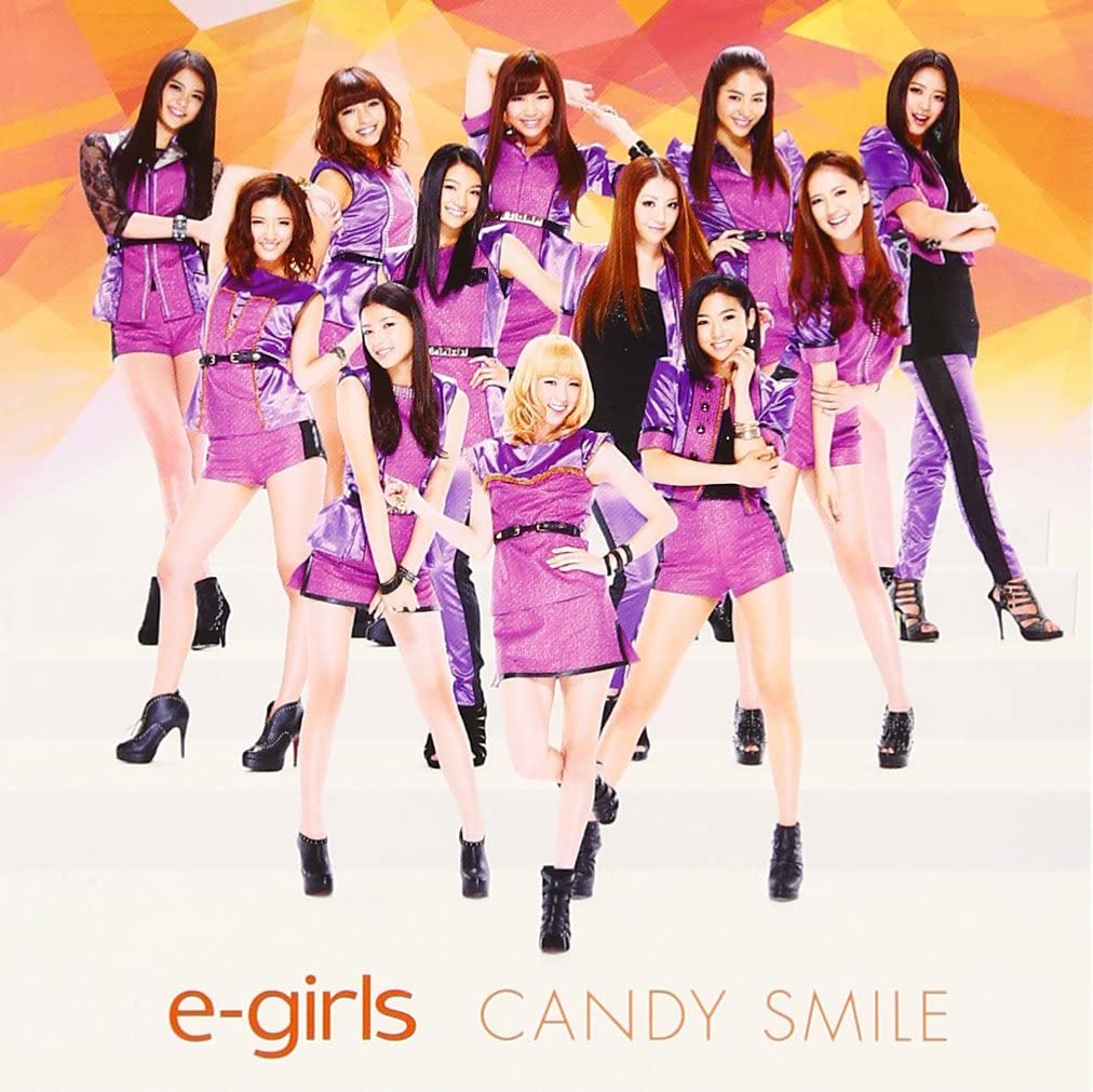 CD E-GIRLS - CANDY SMILE  RZCD59337 Япония Японская поп/рок Б/У pink RecordCityJP