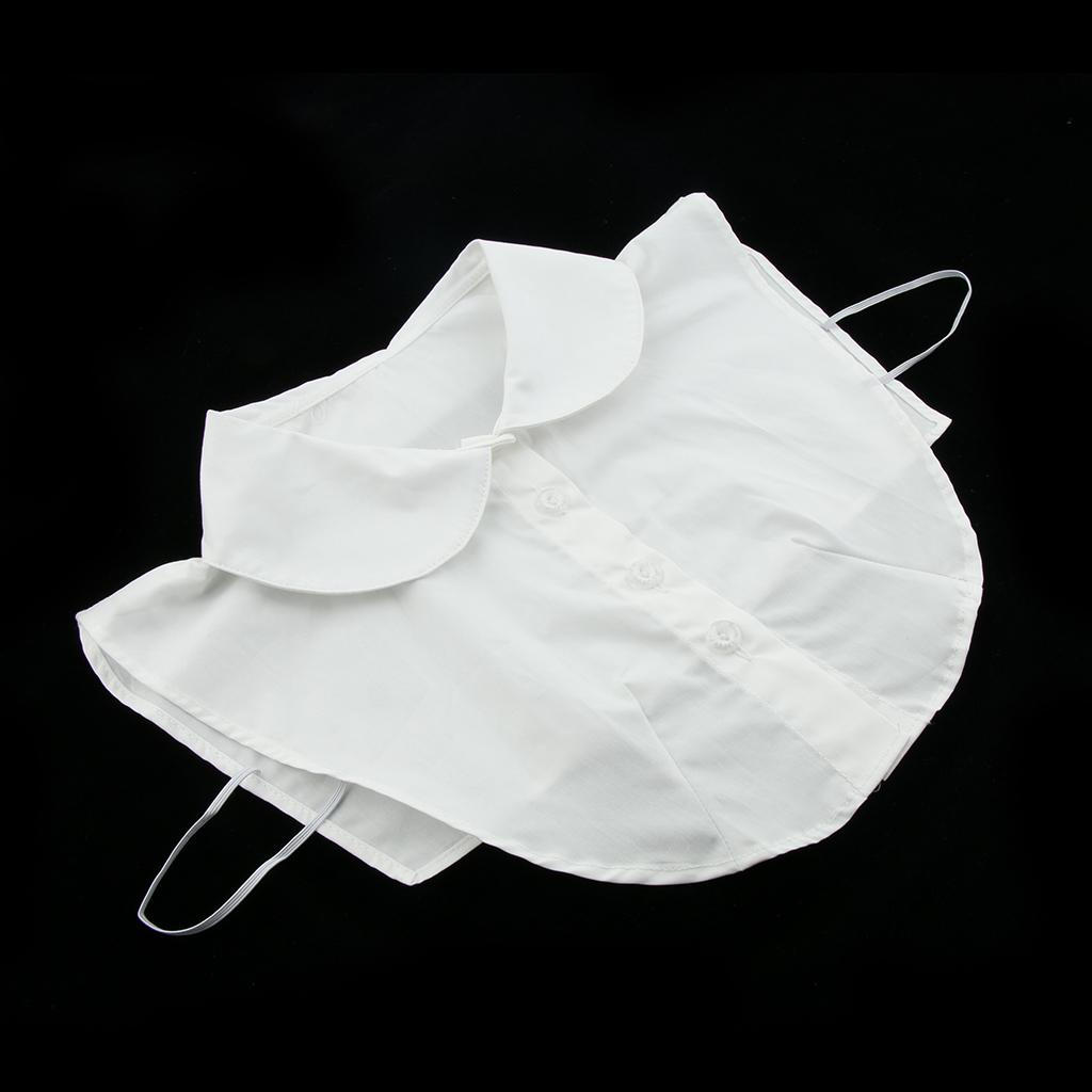 Ложная кукла из искусственных материалов, съемная половина рубашки White round collar white DIY and Beyond