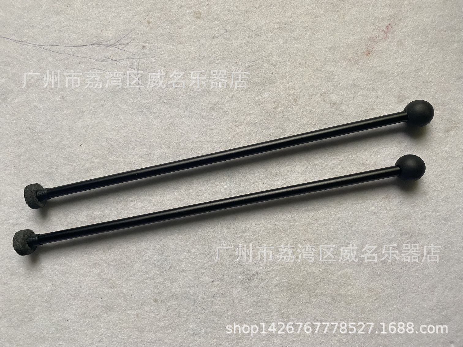 Dual-Headed Mallets: Orff Xylophone, Marimba, Drumsticks, Keyboard Double-headed (Soft Rubber + Felt) белый Take One