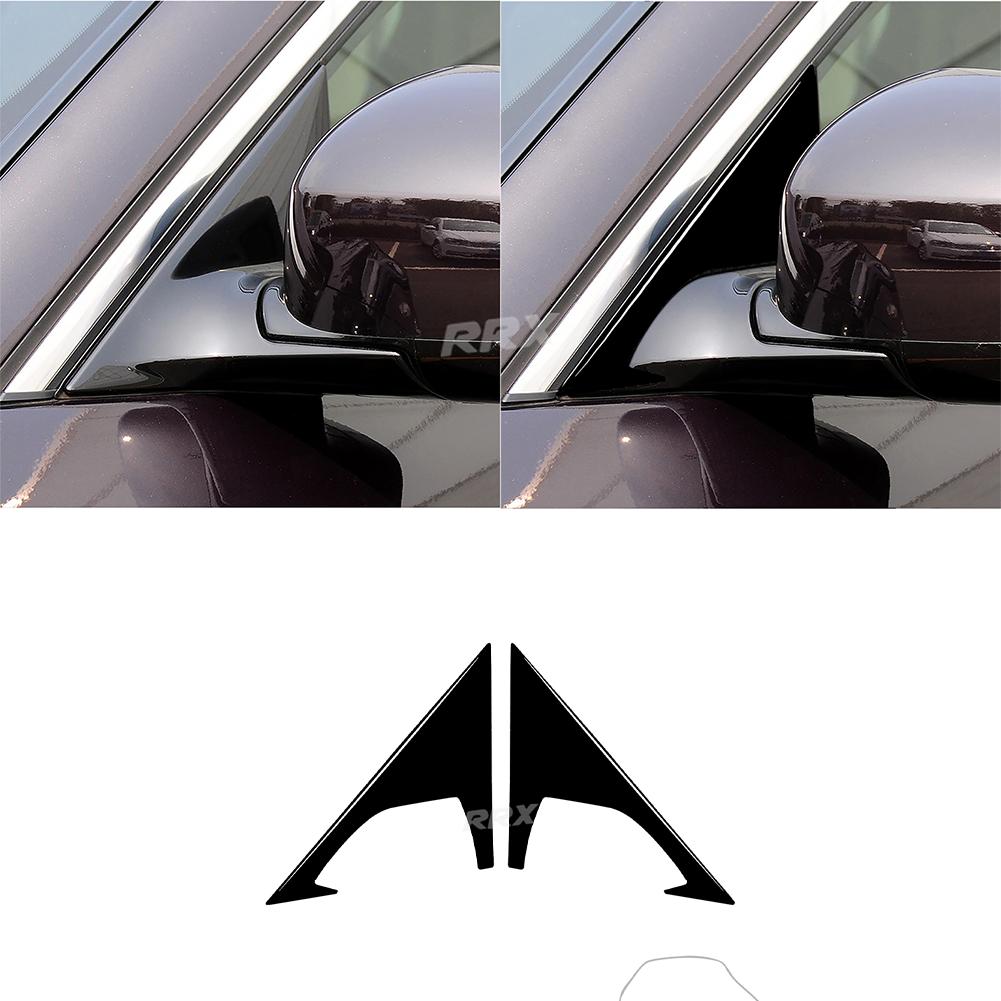 Piano Black Front Window Triangle A-pillar Cover Trim For  FX 09-13 QX70 14+ black Grain03