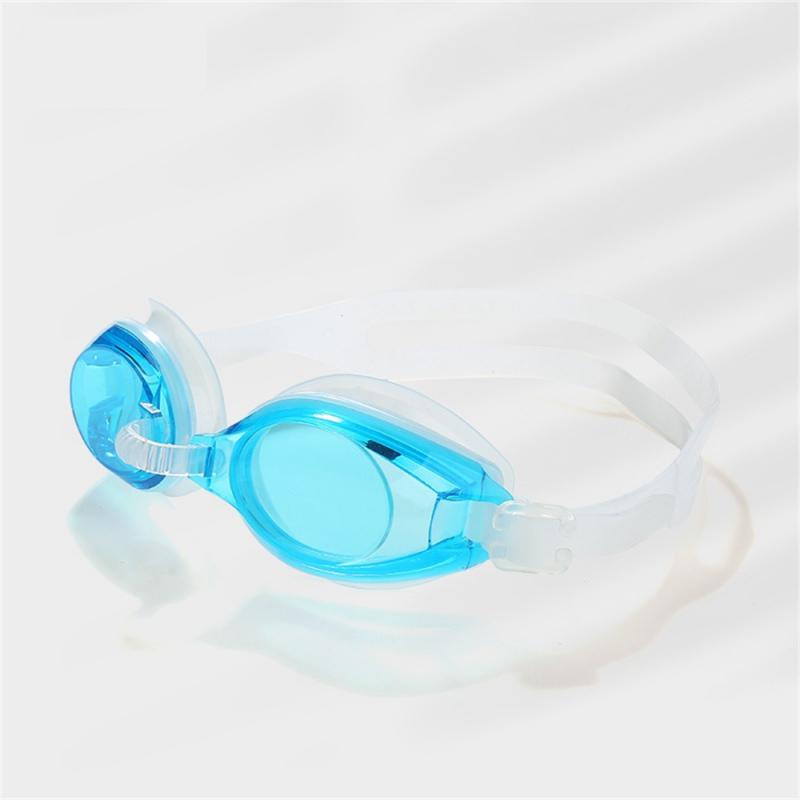 Diving Goggles Water Repellent High-quality Swimming Swimming Goggles Silicone Swimming Eyeglasses Silicone Material Mirror Belt Child озеро синий ddffd1