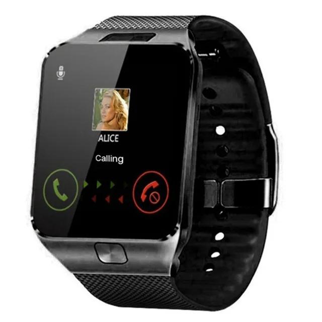 DZ09 цифровые электронные умные часы для мужчин/женщин с камерой Bluetooth-совместимые наручные часы с поддержкой SIM-карты умные часы Android Ios чёрный WORX