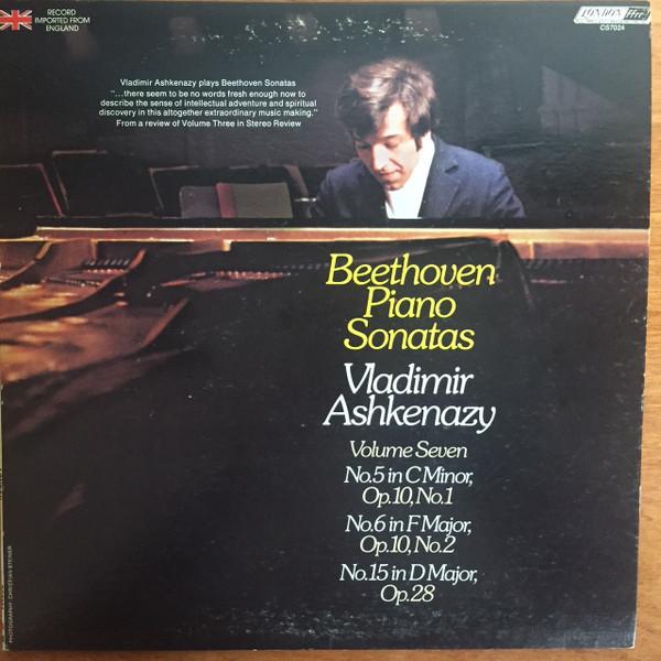 LP Record LUDWIG VAN BEETHOVEN, VLADIMIR ASHK - Beethoven Piano Sonatas - Volume 7 CS7024 London Records 1977 US Classical Used gray RecordCityJP