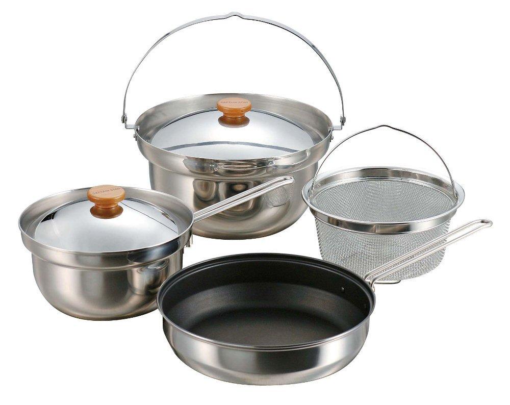 Мультиварка Captain Stag из нержавеющей стали M-5510 gray MJ Select