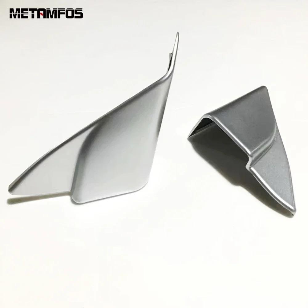 For Toyota Camry 2018-  2024 Carbon Fiber Front Window A Pillar Audio Speaker Loudspeaker Cover Trim Inner Accessories ABS Matte Plastic gray Shg info