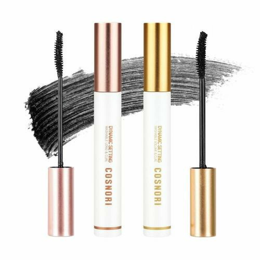 COSNORI Dynamic Setting Тушь для ресниц, моющаяся 02. Volume & Curl 7ml gray