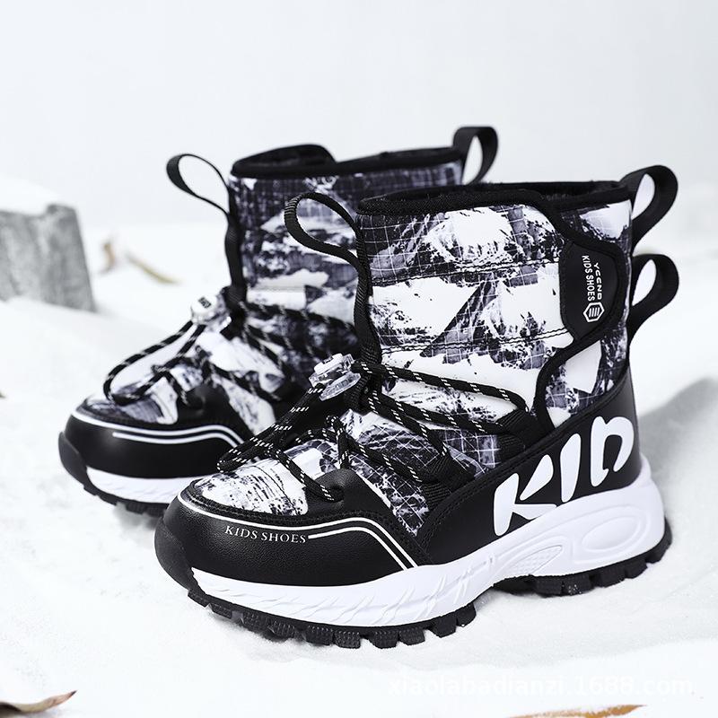 Зима Новые Утолщенные Бархатные Школьники, Хлопковые Туфли 30 gray Gtime Shoes