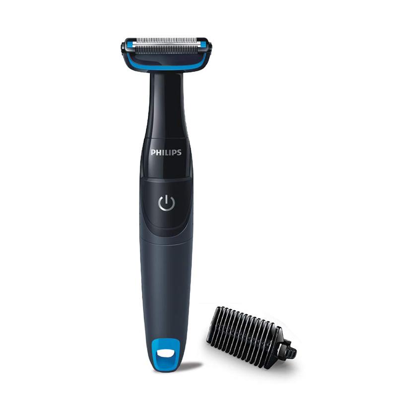 Philips (PHILIPS) Электробритва BG1024, электрический триммер, аккумулятор для мужчин и женщин, личный депилятор для волос в подмышках, на ногах, 1 хост, 2 головки чёрный