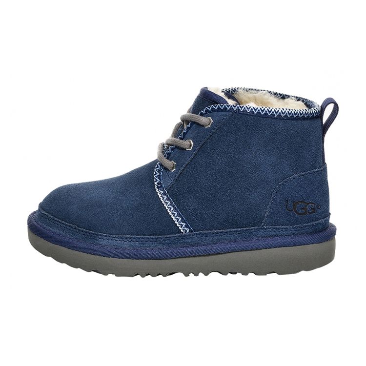 UGG Neumel 2 Tasman Suede Удобные теплые зимние ботинки для детей Темно-синие 1094529K-NTSM 32.5 blue