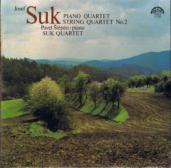 LP Record JOSEF SUK SUK QUARTET  Piano Quartet  String Quartet No.  11112974 SUPRAPHON 1986 Czechoslov Classical Used gray RecordCityJP