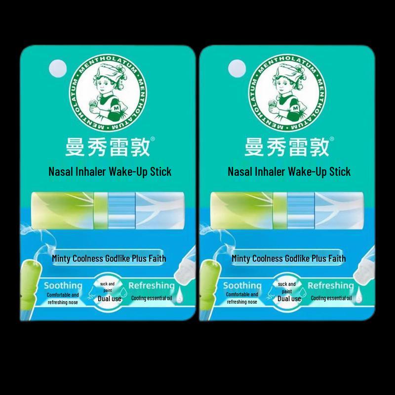 Ингалятор-карандаш двойного действия Mentholatum Minty Fresh white JDST SELECTION