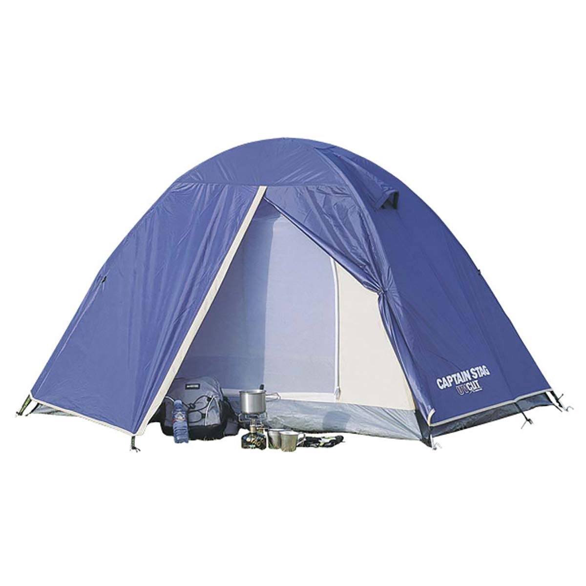 Палатка Captain Stag Libero Touring Tent UV 2 (для людей) М-3119 gray MJ Select