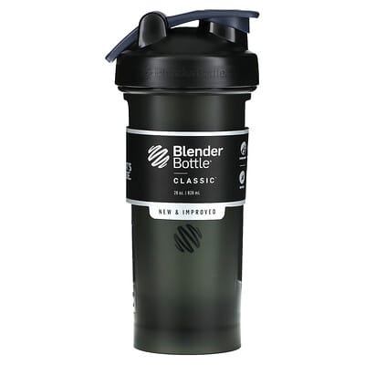Strada, Тритан, ФК Черный, 828 мл(28 унций) black Blender Bottle