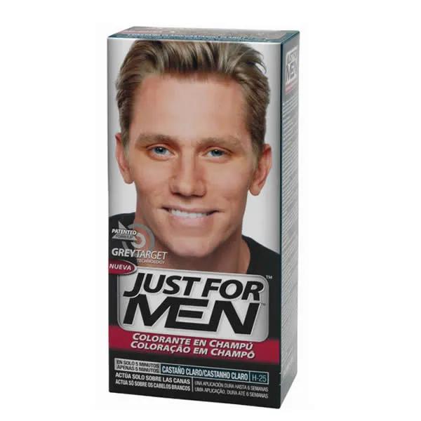 Just For Men шампунь-краска для волос Светло-коричневый 66 мл gray Cosmetara Charm Co.