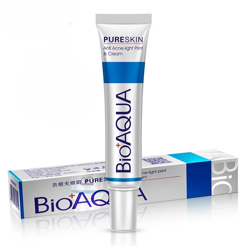 Крем для лица против акне 30г 30g white Bioaqua
