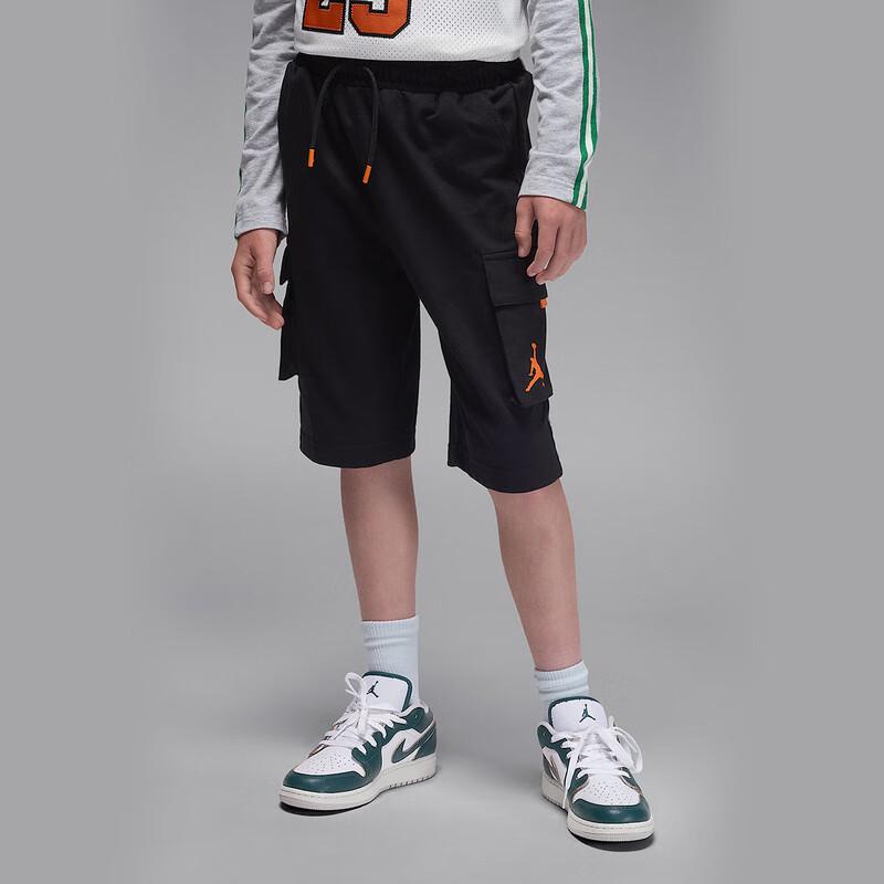 Спортивные вязаные шорты для мальчика Nike FV2634-011 L чёрный