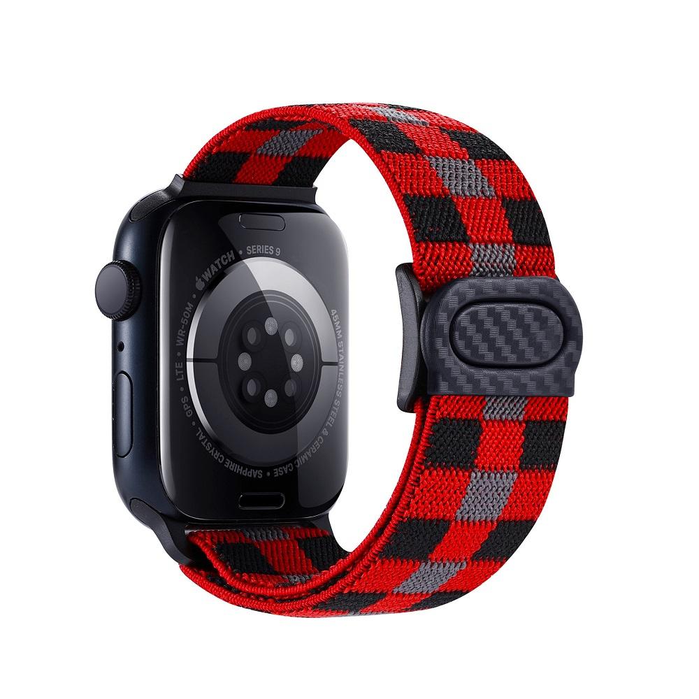 Нейлоновый ремешок для Apple Watch Series Watch 9 8 Ultra 2 7 6 5 38 42 мм, сменная петля для ремешка для Iwatch Series 3 45 мм 49 мм 42/44/45/49mm gray JIALEAN FOR YOU