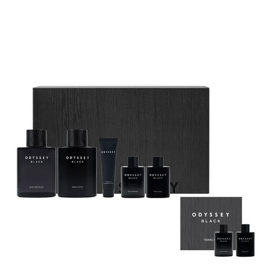 Odyssey Черный мужской подарочный набор из 2 предметов + 2 дорожных набора, 1 набор black