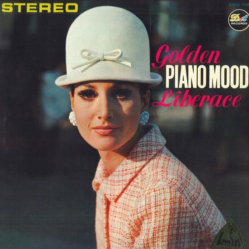 Виниловая пластинка LIBERACE - Golden Piano Mood SWG7059 DOT Япония Музыка для настроения Б/у gray RecordCityJP