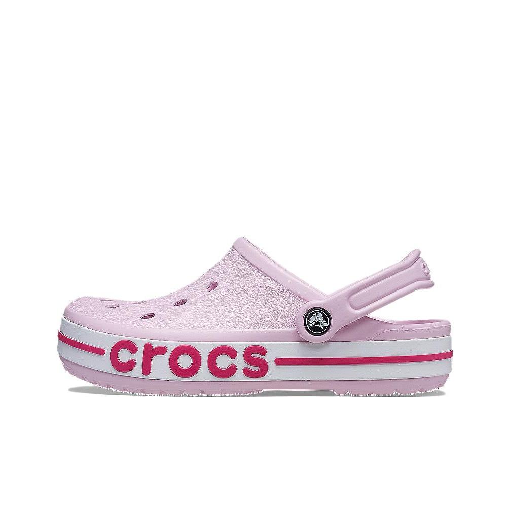 Кроксы Унисекс Bayaband Клоги Розовые Комфортная Обувь 205089-6TG 39-40 white Crocs