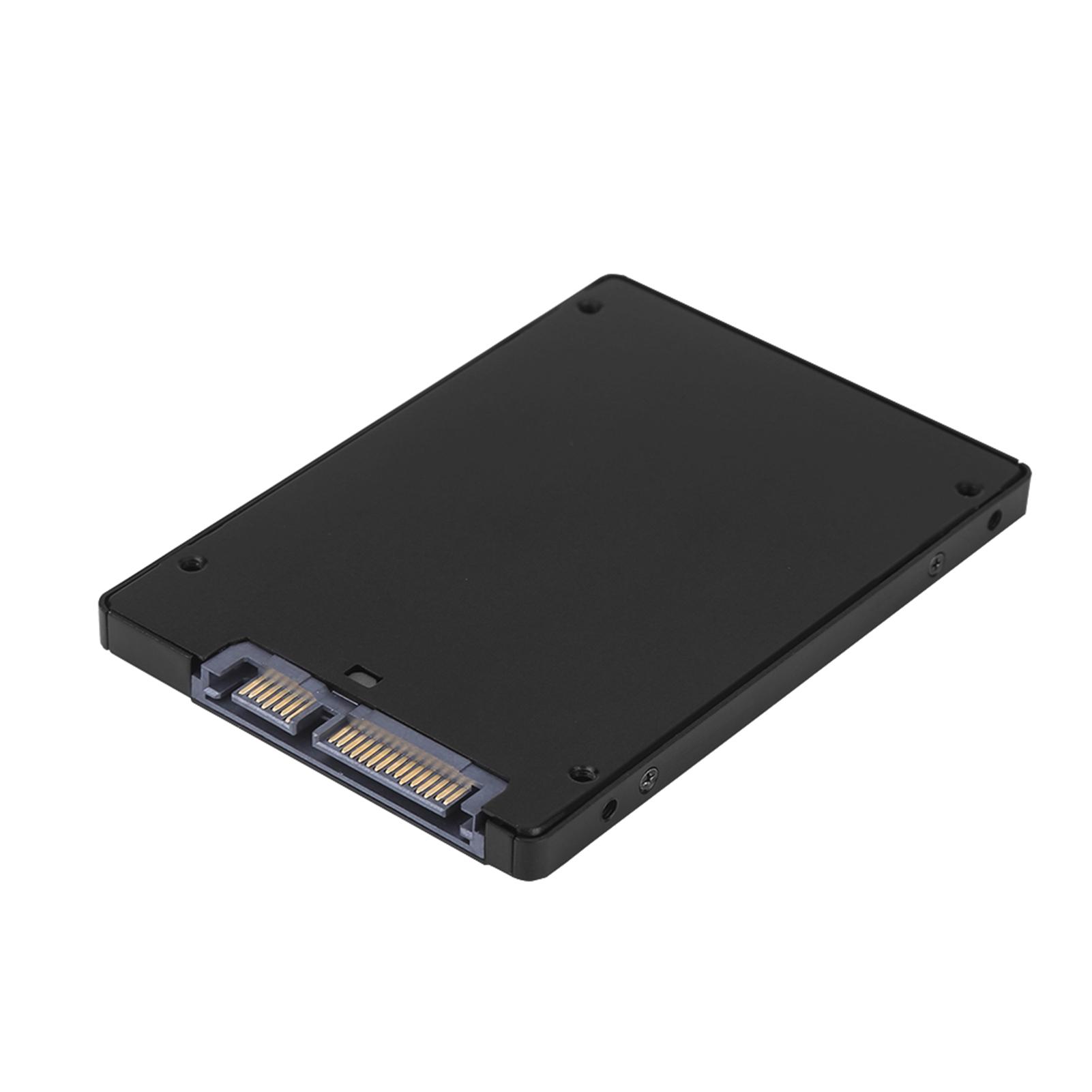 Металлический адаптер-конвертер mSATA в 2.5  SATA III HDD SSD с алюминиевым корпусом black mfySpace