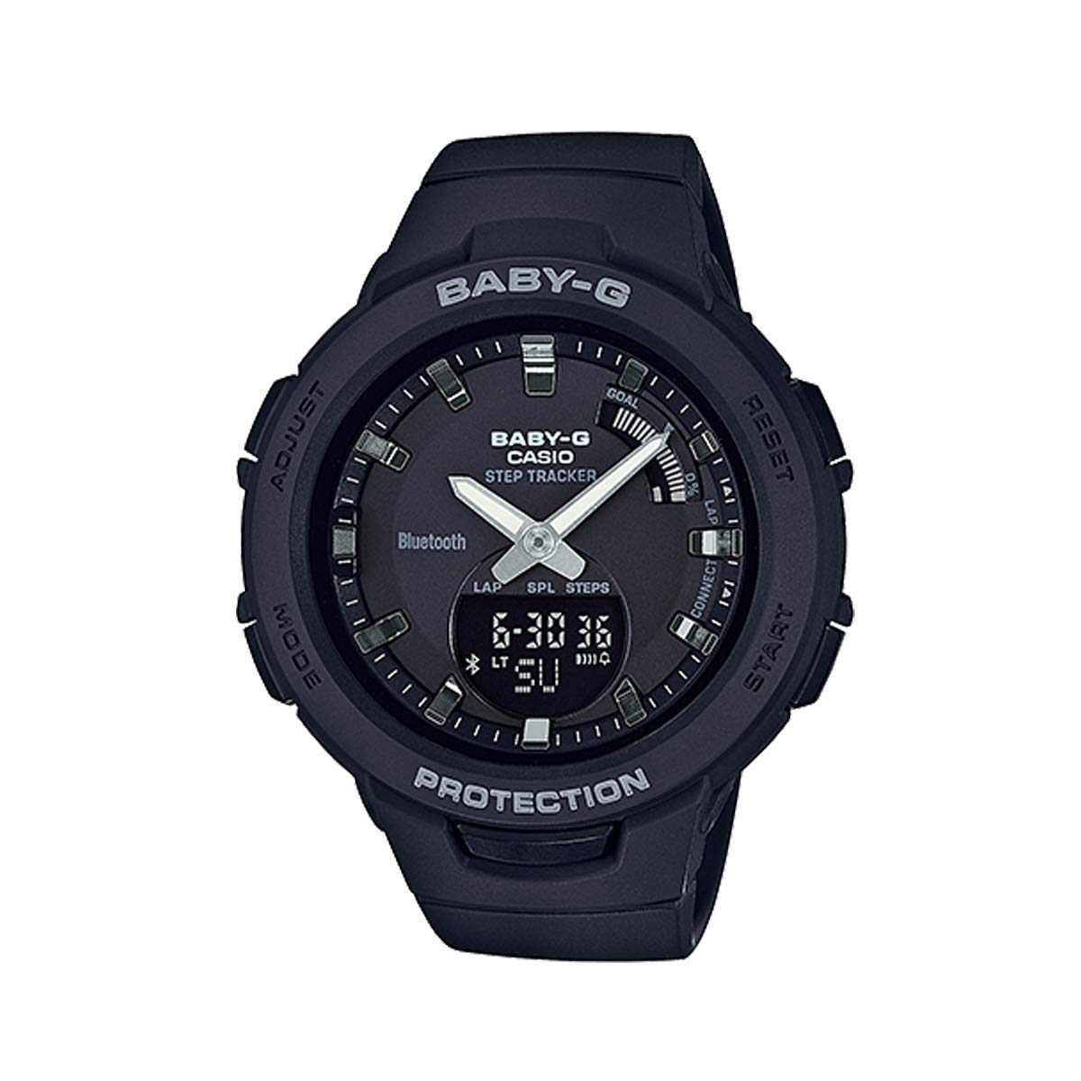 Baby G CASIO Casio Bluetooth смартфон связанный черный мальчик часы женские часы тренировки тренировки умные часы шагомер Baby-g G-SQUAD G-SQUAD black