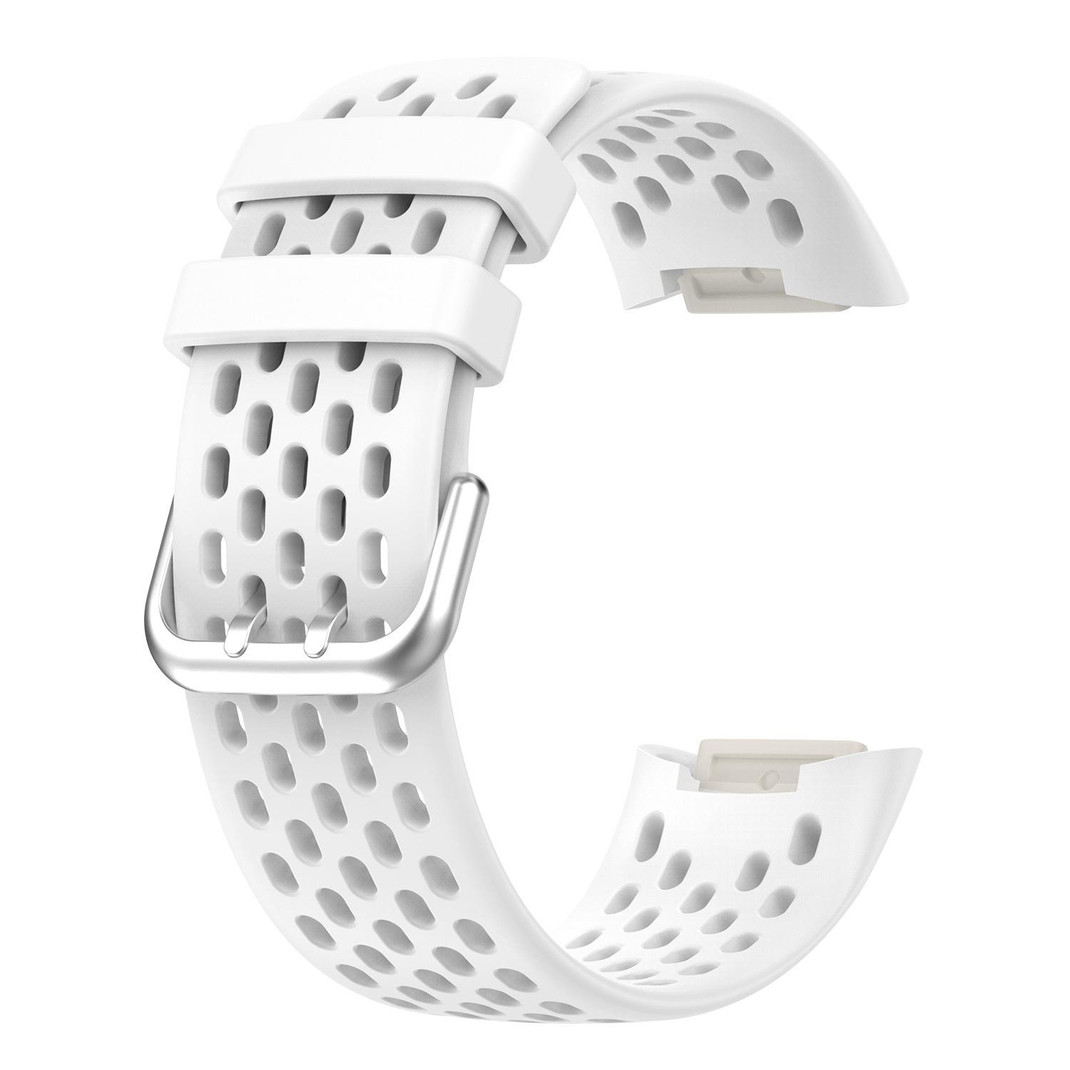 Силиконовый ремешок для часов для Fitbit Charge 5, спортивный ремешок, сменный ремешок для умных часов, аксессуары white Smartwatch Accessories