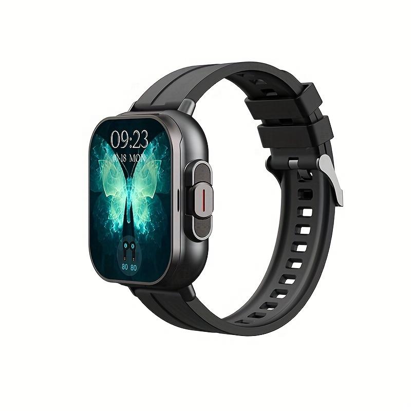 Умные часы D8 TWS 2-в-1 Гарнитура Bluetooth Talk Heart Rate Blood Pressure Monitoring Health Monitoring Наушники Play Music Smartwatch чёрный High-quality life products