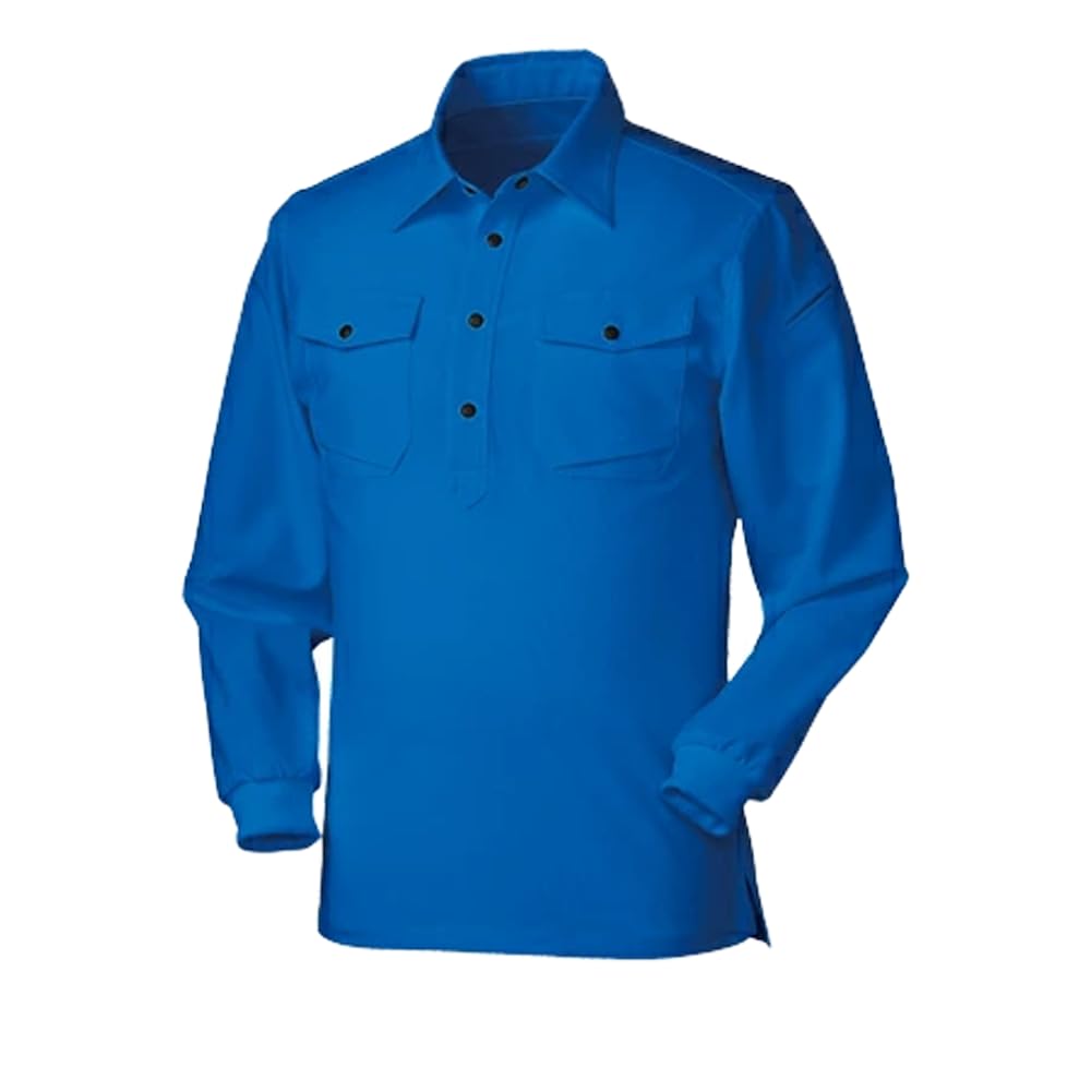 KURODARUMA CORPORATION Лонгслив-поло с боковыми разрезами, Синий, Размер M (25450-10-M) blue RURI Japan product