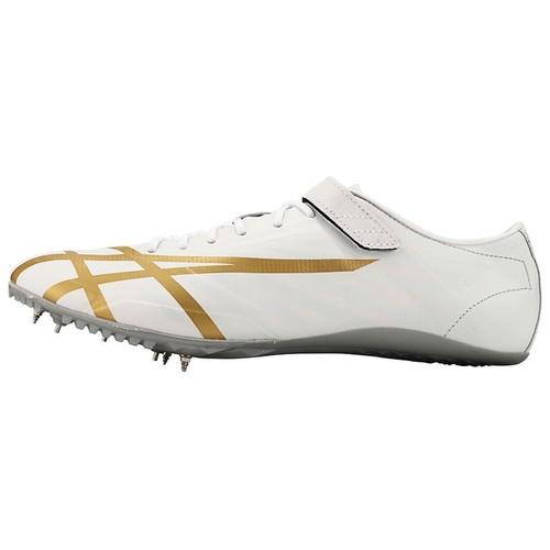 Asics Jetsprint Низкие спринтерские кроссовки Унисекс Белый - 1093A193-100 EU 37 белый/золотой