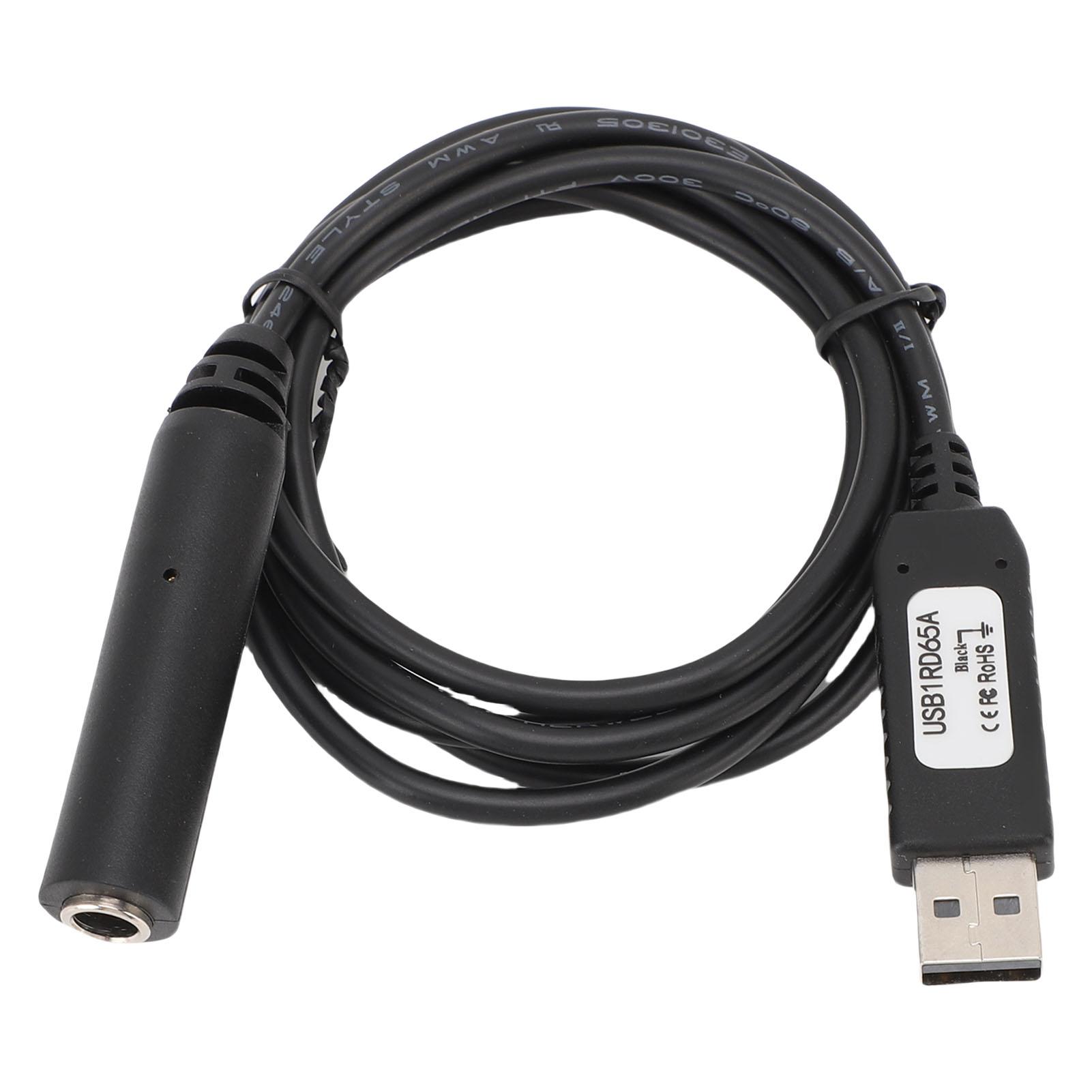USB 6,5 мм женский o адаптер USB-кабель для переключения с 6,5 мм o разъемом Длина кабеля 4,3 фута black DIYelecs
