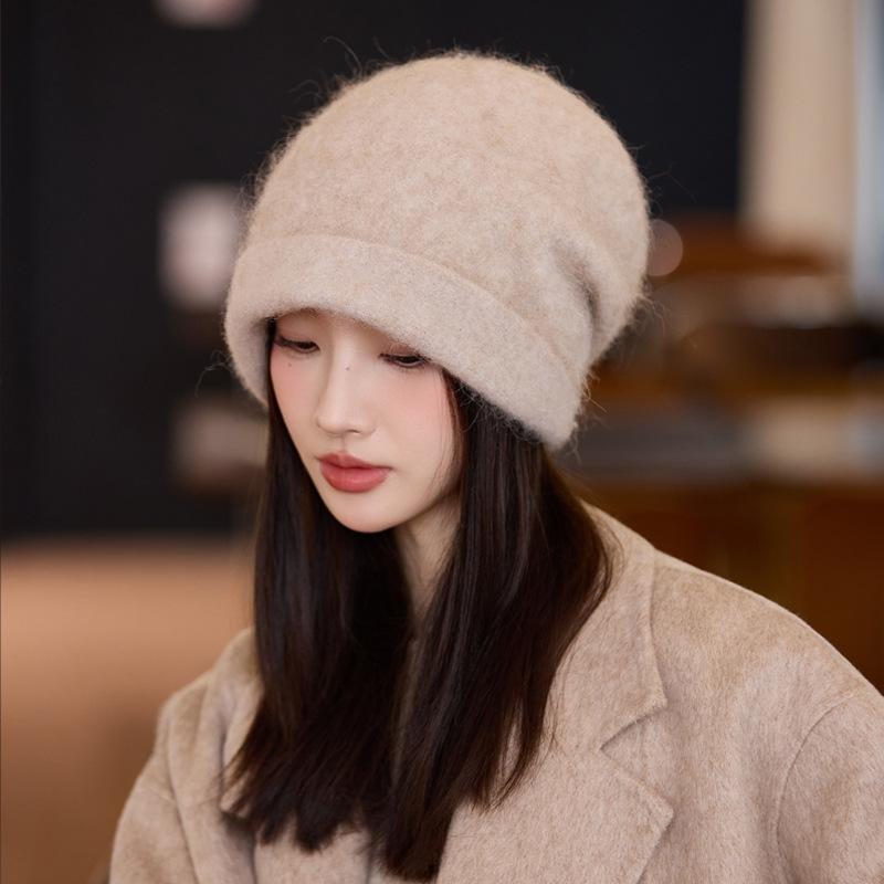 1pc Women Winter Knit Beanie Hat,Leisure Warm Elastic Multifunctional Skull Caps Warm Headwear for Winter Ski Valentine s Day One Size бежевый Lntelligent Living Hall