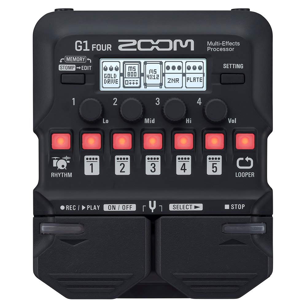 ZOOM Zoom G1 FOUR гитара черный черный мультиэффектор чёрный PITAKITE