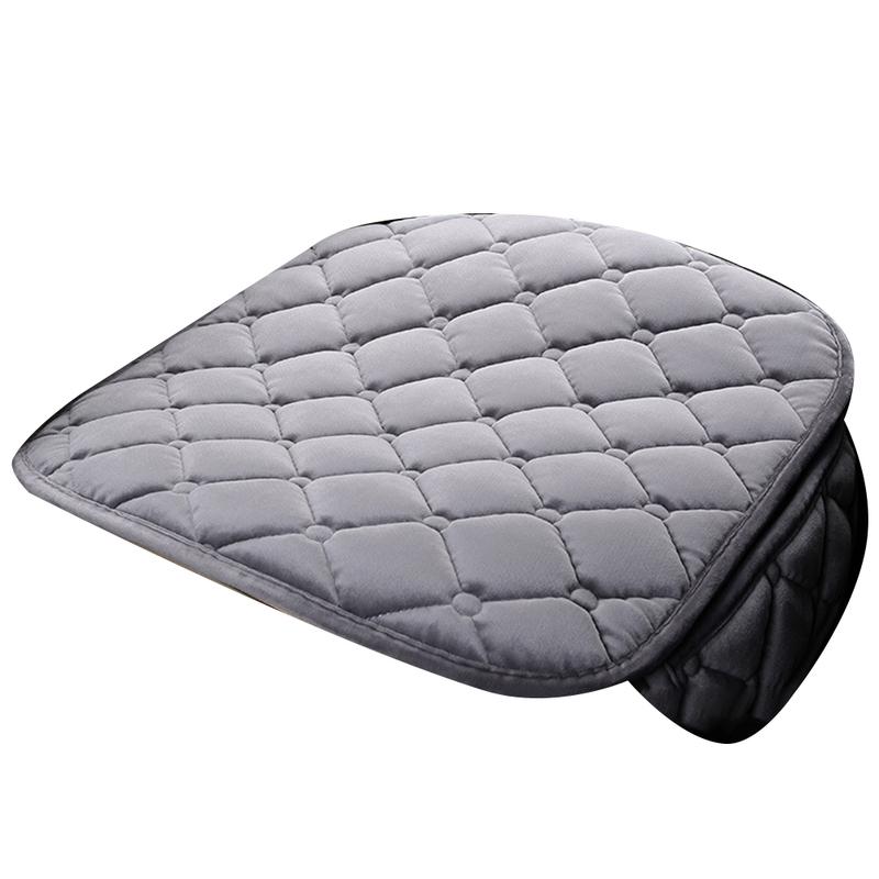 Cozy and Comfortable Car Seat Cover  Luxury Riding Experience  Wear resistant and Easy to Clean  Suitable for Most Cars серый uto Elite