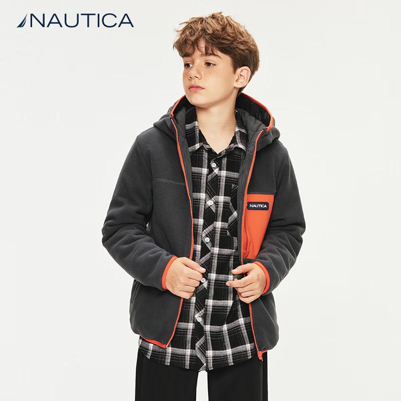 Флисовая куртка NAUTICA для детей 150 black