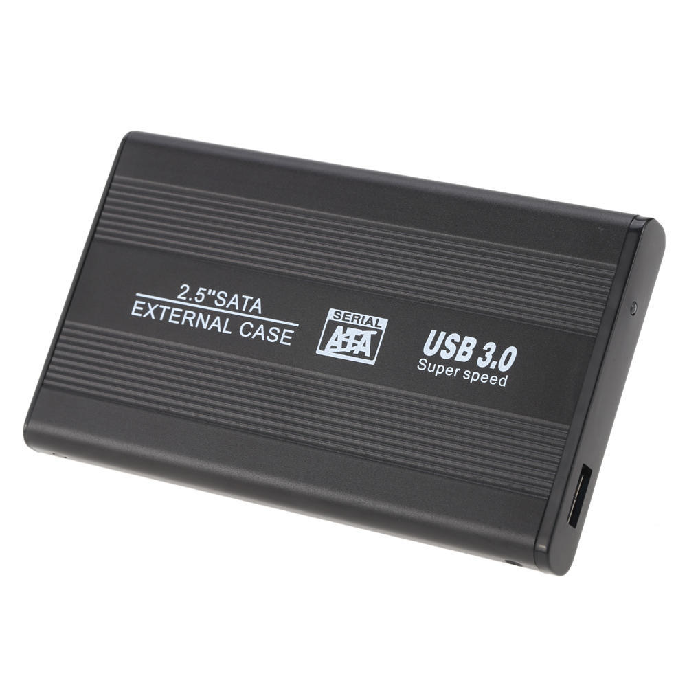 USB 3.0 HDD SSD SATA Внешний 2,5-дюймовый жесткий диск Корпус емкостью до 1 ТБ чёрный TOMTOP JMS