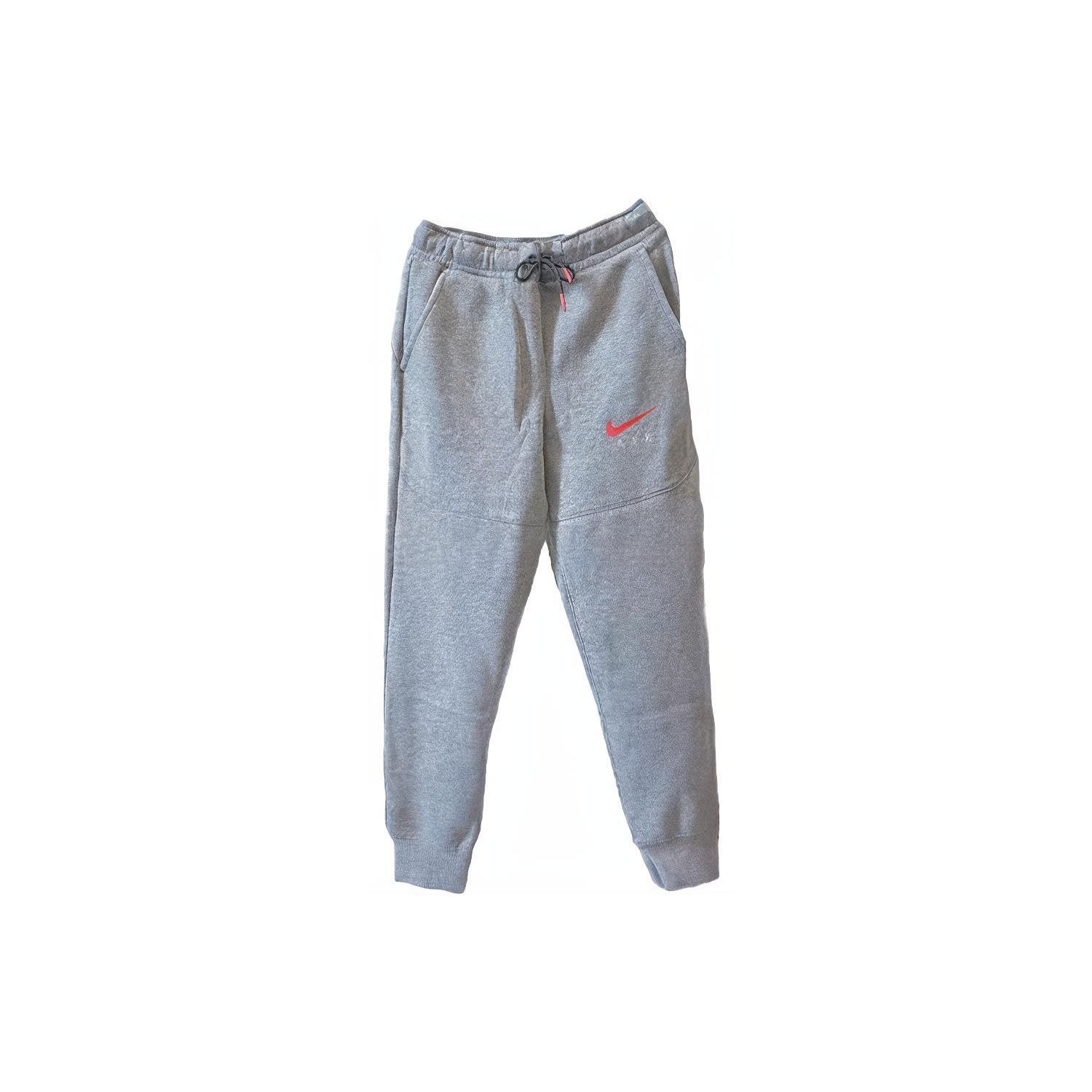 Nike Kids  Knitted Sports Pants With Letter Logo Print Kids bottoms 929454-091 XL gray